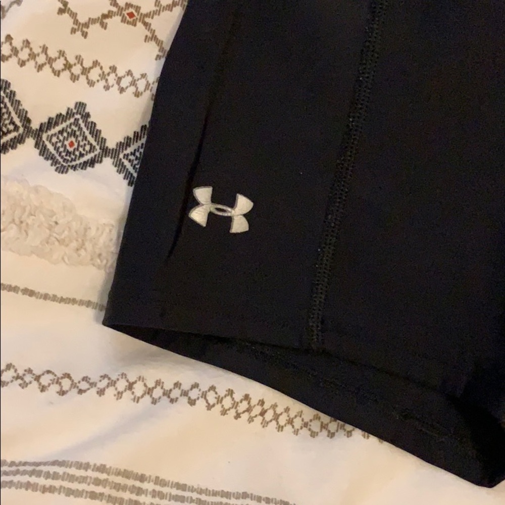 Black Under Armour Spandex Shorts - Picture 2 of 5